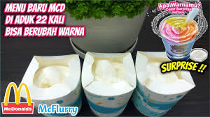 Senang je buat mcflurry oreo ni. Menu Baru Mcd Color Surprise Mcflurry 15 Ribu Youtube