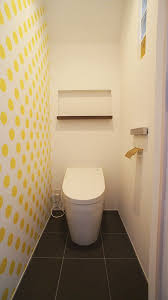 トイレ事例集 321house ミツイハウス の写真集 広島 注文住宅 工務店 トイレ レイアウト トイレ 壁紙 おしゃれ トイレ 壁紙