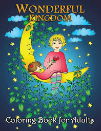 Free coloring pages for children and adults. Wonderful Kingdom Coloring Book For Adults Easy And Beautiful Animals In The Fantasy World Coloring Pages Rocket Publishing 9781795013130 Amazon Com Books
