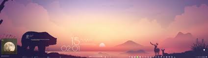 Golden Hour Minimal Dual Monitor Rainmeter Setup 3840x1080 Rainmeter You can also upload and share your favorite 3840x1080 wallpapers. golden hour minimal dual monitor