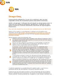 O veste tristă pentru pensionari se structurează tot mai tare. Scrisoare Nn Pensii Refeirtoare La Posibilitatea Nationalizarii Pilonului