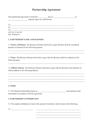 The individual can either opt for sole proprietorship legal formats are very critical formats therefore; Partnership Agreement Sample Free Business Partnership Agreement