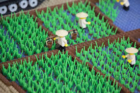 Vietnam Moc Rice Fields Lego Design Lego Tree Lego Creations