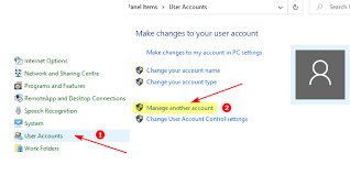 Set the view by option to large icons. Windows 10 Change Password Windows10free Com