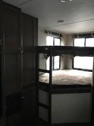 Modern bunk beds now offer stairs. How To Make A Full Sized Bed From Travel Trailer Bunks Rv Life Military Style