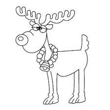Dessins à colorier de noël. Coloriage Renne De Noel Tous Les Dessins De Tete A Modeler