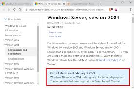 It is not a security or critical patch, so if your wsus is restricted to download only those, you will not see it. Windows 10 Versions 1909 And 2004 Are Ready For Broad Deployment Make Money Tools