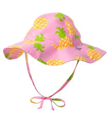 iplay girls pineapple mod bucket sun protection hat 0mos