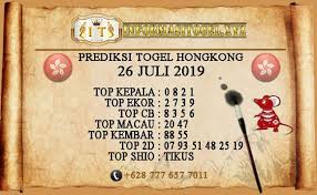 Prediksi Togel Hongkong Tanggal 26 Juli 2019
