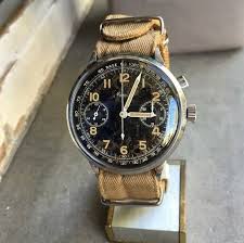 The Gilded Rage A Ruggedly Beautiful Military Monopusher Minerva Watches For Men Luxury Watches For Men Vintage Watches