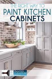 When you have 30+ door and drawer fronts laying all over your garage floor, you'll understand why. Painted Furniture Ideas How To Paint Kitchen Cabinets The Right Way Painted Furniture Ideas