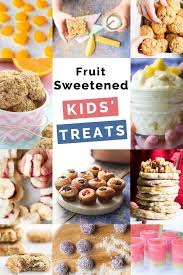 Ranks these alternatives & provides delicious recipes. Healthier Treats Sweetened Only With Fruit Healthy Little Foodies