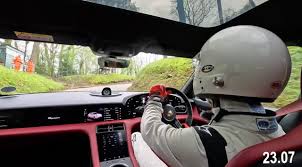 Hill climb record attempt in Taycan Turbo S Sport Turismo