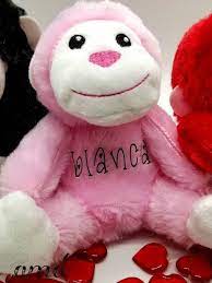 Personalized Valentine S Day Stuffed Animal Monkey Gift Etsy Valentine Gifts For Kids Monkey Gifts Valentines For Kids
