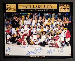 Hockey Gold Medal Canada Autographed ...
