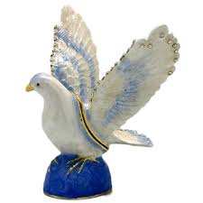 Check spelling or type a new query. Buy Peace Dove Bird Jewelled Enamelled Trinket Box Or Figurine