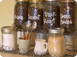 This type of coffee table is great for readers with an always overflowing tbr pile. Home Barista Kitchen Coffee Station Ideas And Designs Coffee Storage Coffee Bean Jar Coffee Station Kitchen
