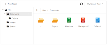 So, we can achieve this using javascript as well as using jquery. Getting Started With File Manager Devextreme Javascript Ui Components For Angular React Vue And Jquery By Devexpress 20 1