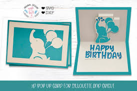 Happy Birthday Pop Up Card Graphic By Graphichousedesign Creative Fabrica