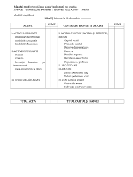 Datorii pe termen lung : Forme Ale Bilantului Contabil