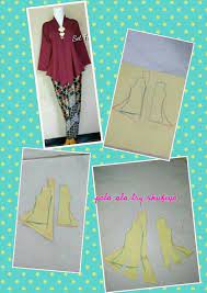 Take the 2 cuts of pattern number 1. 11 Model Kebaya Modern Lengkap Dengan Pola Jahitannya Jaga Jaga Kalau Penjahitnya Bingung Bikinnya