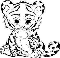 Baby Tiger Sitting Relaxed Coloring Pages For Kids Gdo Printable Lions And Tigers Coloring Pages For Kids Ausmalbilder Tiere Ausmalbilder Tiere Zum Ausmalen