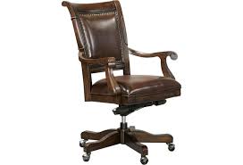 The desk swivel chair features everything that makes team 7 furniture special: Aspenhome Sheffield I39 366a Traditional Swivel Office Chair With Gas Seat Lift And Leather Upholstery Dunk Bright Furniture Office Task Chairs
