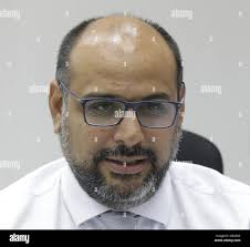 LIMA 25 DE ABRIL DE 2018 ENTREVISTA AL MINISTRO DE EDUCACION, DANIEL ALFARO.  FOTOS: ALONSO CHERO Photo via Credit: Newscom/Alamy Live News Stock Photo