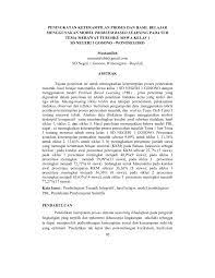 Kurikulum 2013 (k13) merupakan kurikulum yang digunakan dalam sistem pendidikan indonesia saat ini, kurikulum 2013 yang diterapkan oleh pemerintah untuk menggantikan kurikulum 2013 juga tidak hanya menekankan kepada penguasaan kompetensi siswa, melainkan pembentukan karakter. Pdf Peningkatan Keterampilan Proses Dan Hasil Belajar Menggunakan Model Problem Based Learning Pada Sub Tema Merawat Tubuhku Siswa Kelas 1 Sd Negeri 1 Gosono Wonosegoro