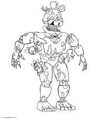 Five nights at freddy s 4 coloring pages nightmare. Five Nights At Freddy S Coloring Pages Coloring Pages For Kids And Adults