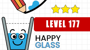 Your job is to draw a line to make the glass filled up with liquid and smile again!try to find the best way to complete. Happy Glass 177 And 176 Solution 3 Stars Happy Glass Game Android Youtube