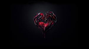 Wuloonso 10pcs exotic black bleeding heart seeds dicentra spectabilis shade flower garden plant. Hd Wallpaper Bleeding Heart Red And Black Heart Logo Love Heart Shape Studio Shot Wallpaper Flare