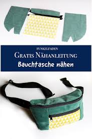 Informationen dazu, wie du das schnittmuster ausdrucken musst und welche besonderheiten zu gratis nähanleitungen für anfänger. Nahanleitung Bauchtasche Nahen Mit Gratis Schnittmuster
