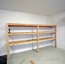 It's a nice and affordable option which simplifies the interior decor and is. Best Diy Garage Shelves Attached To Walls Ana White