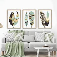 38 Best Wall Art Ideas For Tiny House Living Room Art Gallery Wall Living Room Feather Wall Art