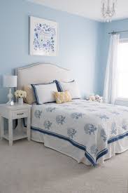 The blue master bedroom of a cottage in the bahamas by andrew raquet interior design took shape around an alan campbell wallpaper; Baby Blue Light Blue Bedroom Decor Homyracks