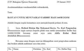 Fatimah binti mohd ghazali no. Surat Rayuan Untuk Akpk Contoh Yu Cute766