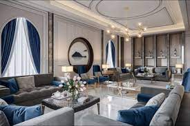 Luxury contemporary u shape sofa modular sectional leather lounge. Majlis Interior Design Tag