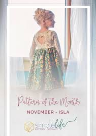 With this pattern and only one dress you can make a wide variety of dresse. November Pattern Of The Month Isla S Infinity Top Dress The Simple Life