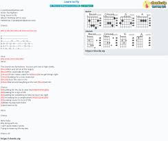 It was released as the lead single from their third studio album there is nothing left to lose (1999) on october 18, 1999. Chord Learn To Fly Foo Fighters Tab Song Lyric Sheet Guitar Ukulele Chords Vip