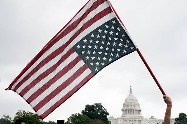 How Election Deniers Claimed the Upside-Down Flag - The New York Times