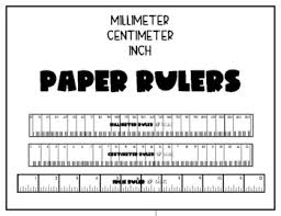 printable ruler cm mm teaching resources teachers pay teachers