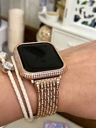 Black Apple Watch With Gold Band Apple Case Apple Watch Fashion Watch Bands Apple Watch Bands