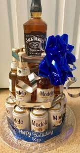 The size of your beer can cake is dependant on how many packs of beer or beer cans you have. 65 Ideas Cake Ideas For Men Alcohol Birthday Beer Cake Beer Birthday Alcohol Cake