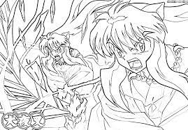 Cute coloring pages printable coloring pages adult coloring pages coloring books anime boy sketch anime lineart inuyasha and sesshomaru drawing sketches drawings. Inuyasha Coloring Pages 80 Free Coloring Pages Wonder Day Coloring Pages For Children And Adults