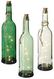 Deko Flaschen Mit Led Licht Lichterkette Mal Anders Led Licht Flaschen Dekorieren Lichterkette