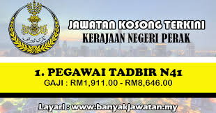 Justeru, anak perak yang tidak atau razman berkata, kerajaan negeri amat prihatin dengan masalah dihadapi oleh rakyat khususnya mereka yang menganggur atau telah diberhentikan. Jawatan Kosong Di Pentadbiran Kerajaan Negeri Perak 29 July 2016 Kerja Kosong 2020 Jawatan Kosong Kerajaan 2020