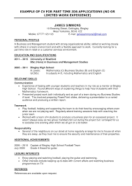It is holistic in character. Part Time Cv Example No Work Experience