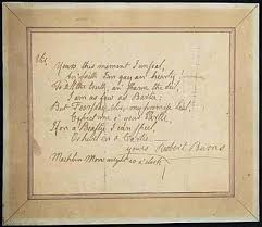 When first i saw fair jeanie's face. Robert Burns Admits To Being Worse For Wear In Poetic Response To Party Invite Culture24
