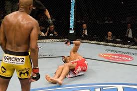 Oh, he tagged him on the left. Flashback The Reign Of Anderson Silva Ufc